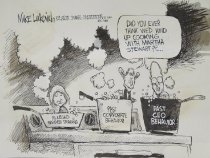 Did you ever think we'd wind up cooking with Martha Stewart??